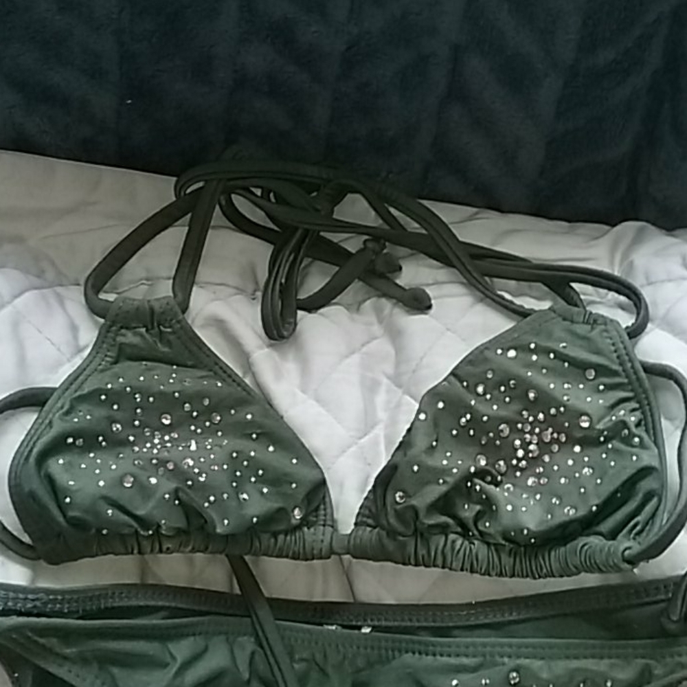 Rhinestone String Bikini - image 2
